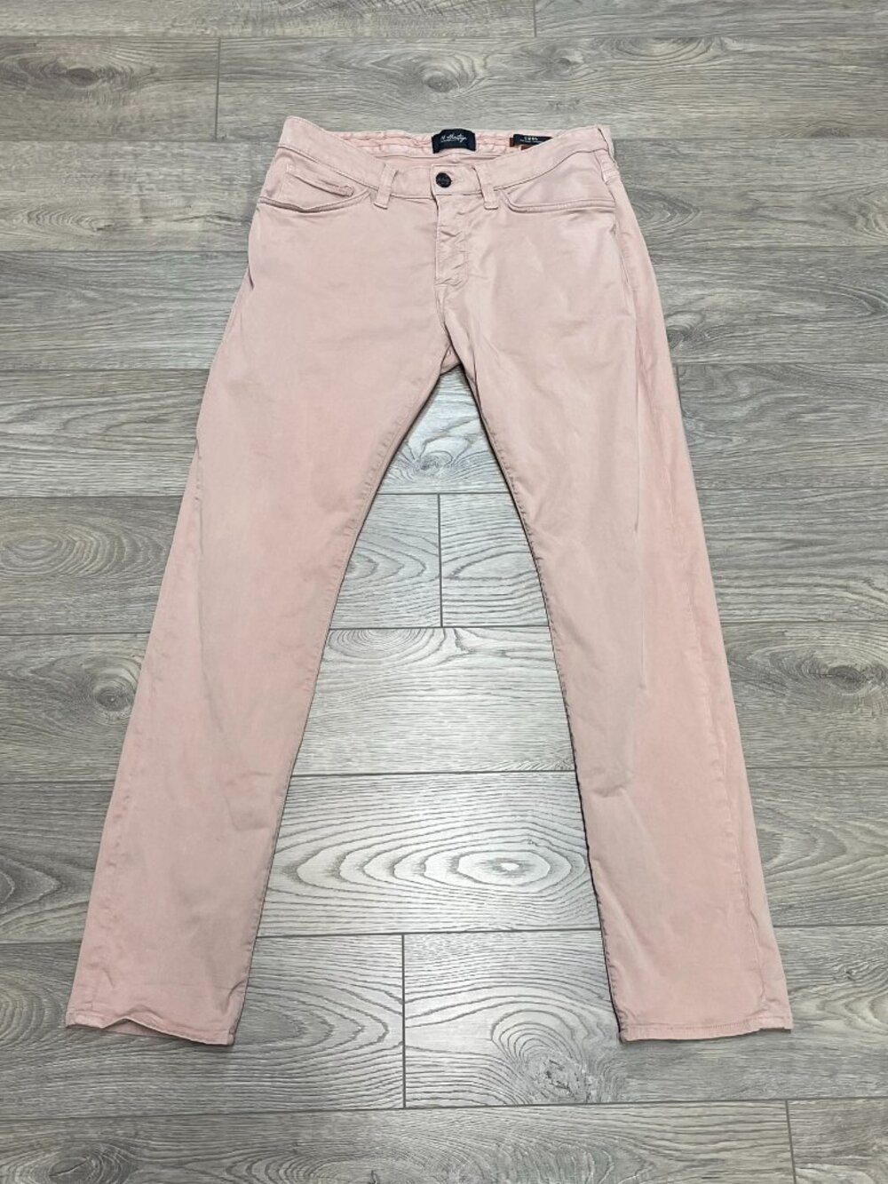 34 Heritage Cool Mid Rise Tapered Pants Mens Size W31 L32 Dusty Pink Chinos